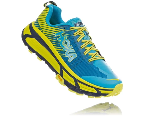 HOKA Evo Mafate 2 Vandresko Dame Blå / Orange | EPCJQ-5783