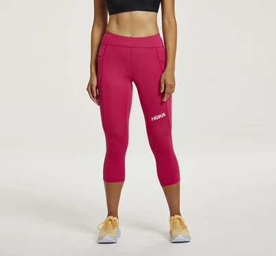 HOKA Performance Capri Tight Løbebukser Dame Brune / Grå | ZMRKN-7694