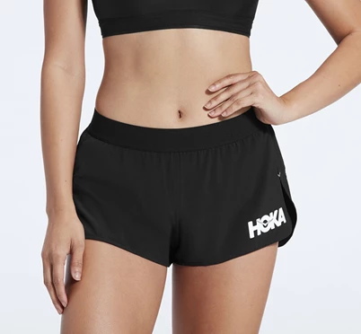 HOKA Performance Woven 2" Kort Løbebukser Dame Sort | FXYJI-1654