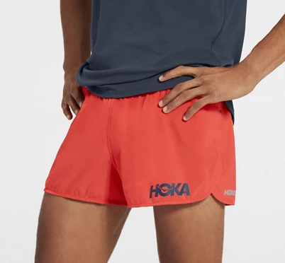 HOKA Performance Woven 2" Kort Løbebukser Herre Rød | WZOSP-7618
