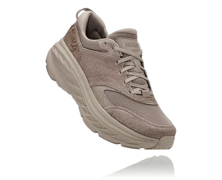 HOKA X Eg Bondi L Vandresko Dame Grå Brune | XFWJC-9637
